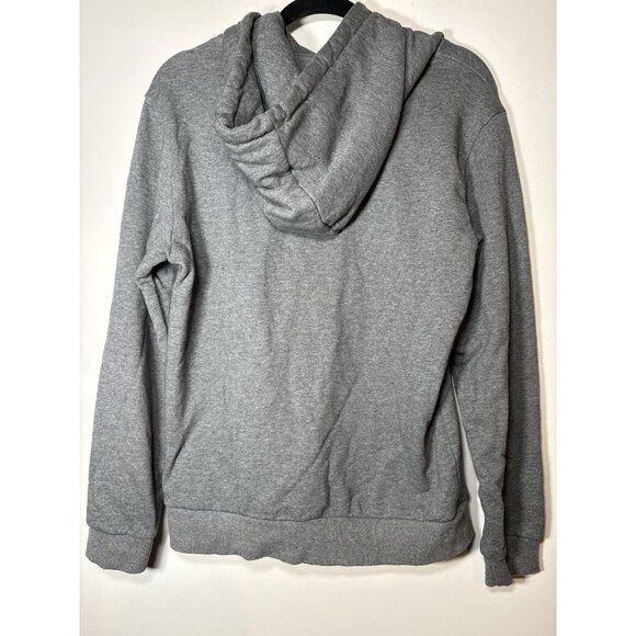 FENDI Logo Letter Gray Hoodie Sweatshirt Size Small - Picture 6 of 8